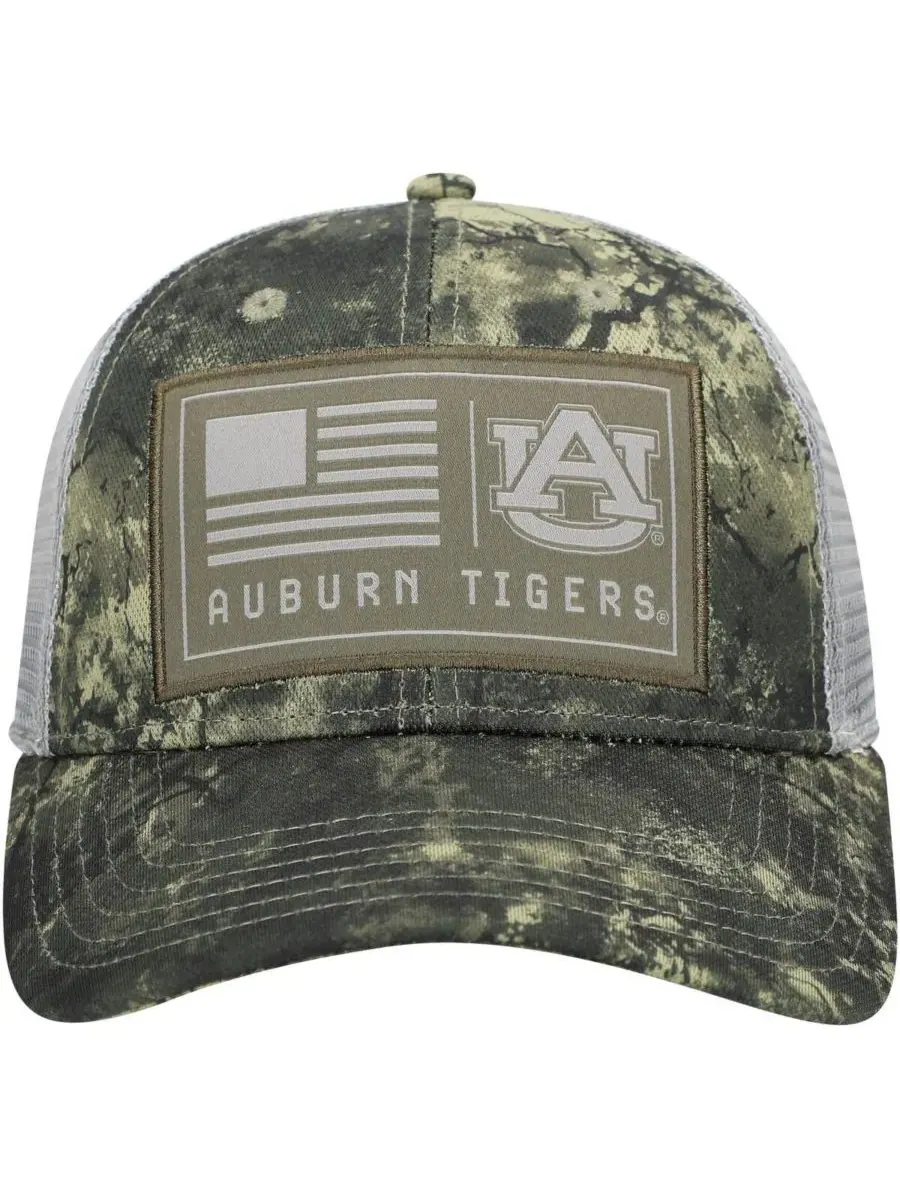Under Armour Мужская камуфляжная бейсболка Auburn Tigers Freedom Collection Blitzing Performance — изображение 2 из 4