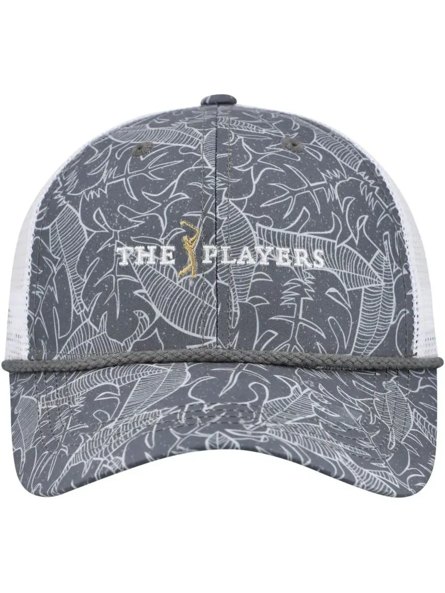 Ahead Мужская серая регулируемая кепка THE PLAYERS Bali Rope — изображение 2 из 4, серый