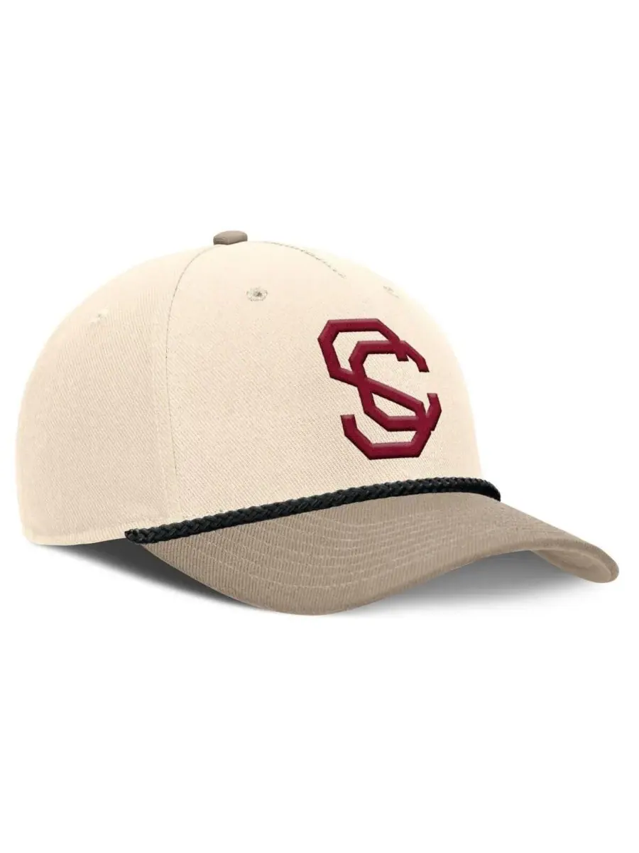 Мужская регулируемая кепка Natural USC Trojans Rise Legacy Throwback Logo Nike — изображение 3 из 4, прозрачный