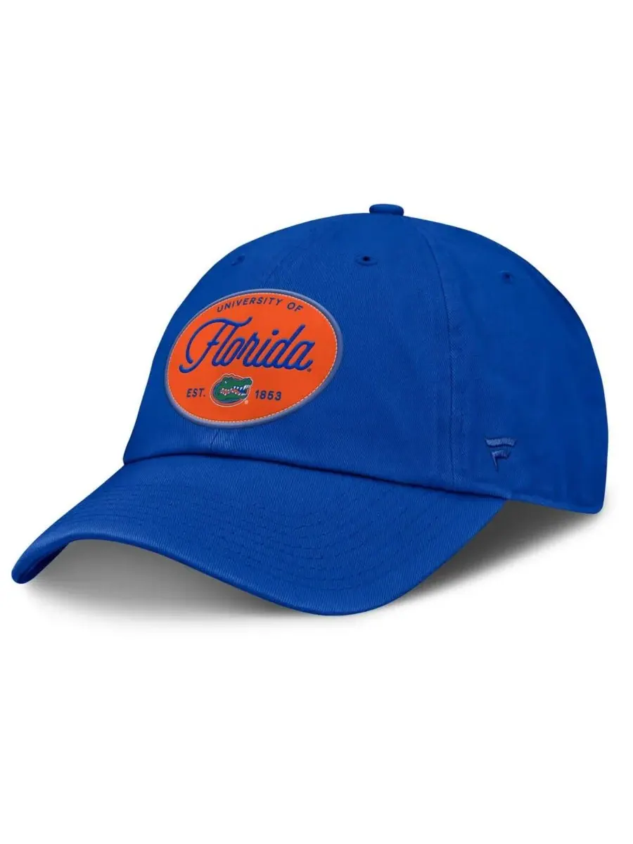 Женская регулируемая кепка Royal Florida Gators Candid Fanatics — изображение 1 из 4, королевский