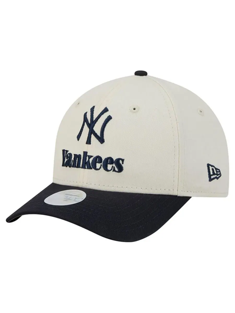 Кепка New York Yankees Primary 9FORTY M-Crown New Era — изображение 1 из 7, кремовый темно-синий