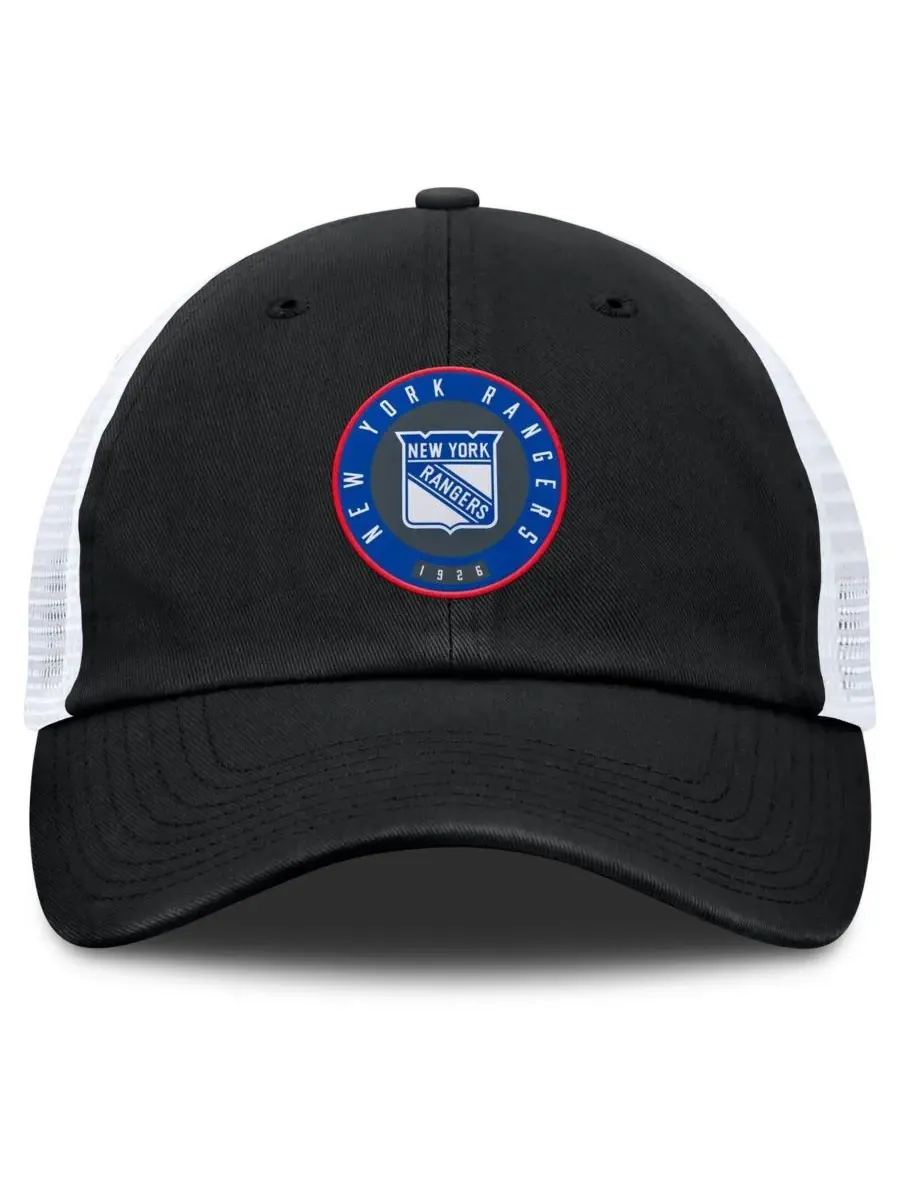 Fanatics Мужская регулируемая кепка Averie Trucker с рисунком New York Rangers, черно-серая — изображение 2 из 3
