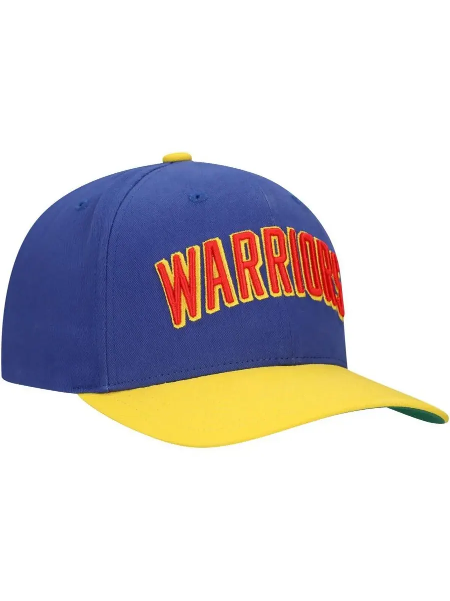 Mitchell & Ness Мужская регулируемая кепка Golden State Warriors Team Up Classic Edition — изображение 3 из 4, золотистый