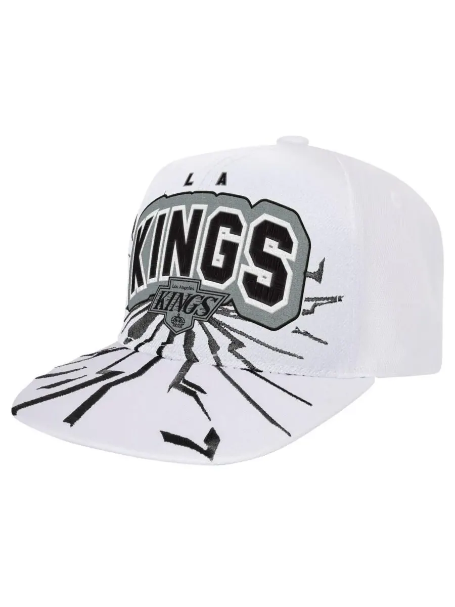 Mitchell & Ness Большая детская белая кепка Los Angeles Kings After Shock Snapback для мальчиков и — изображение 1 из 3
