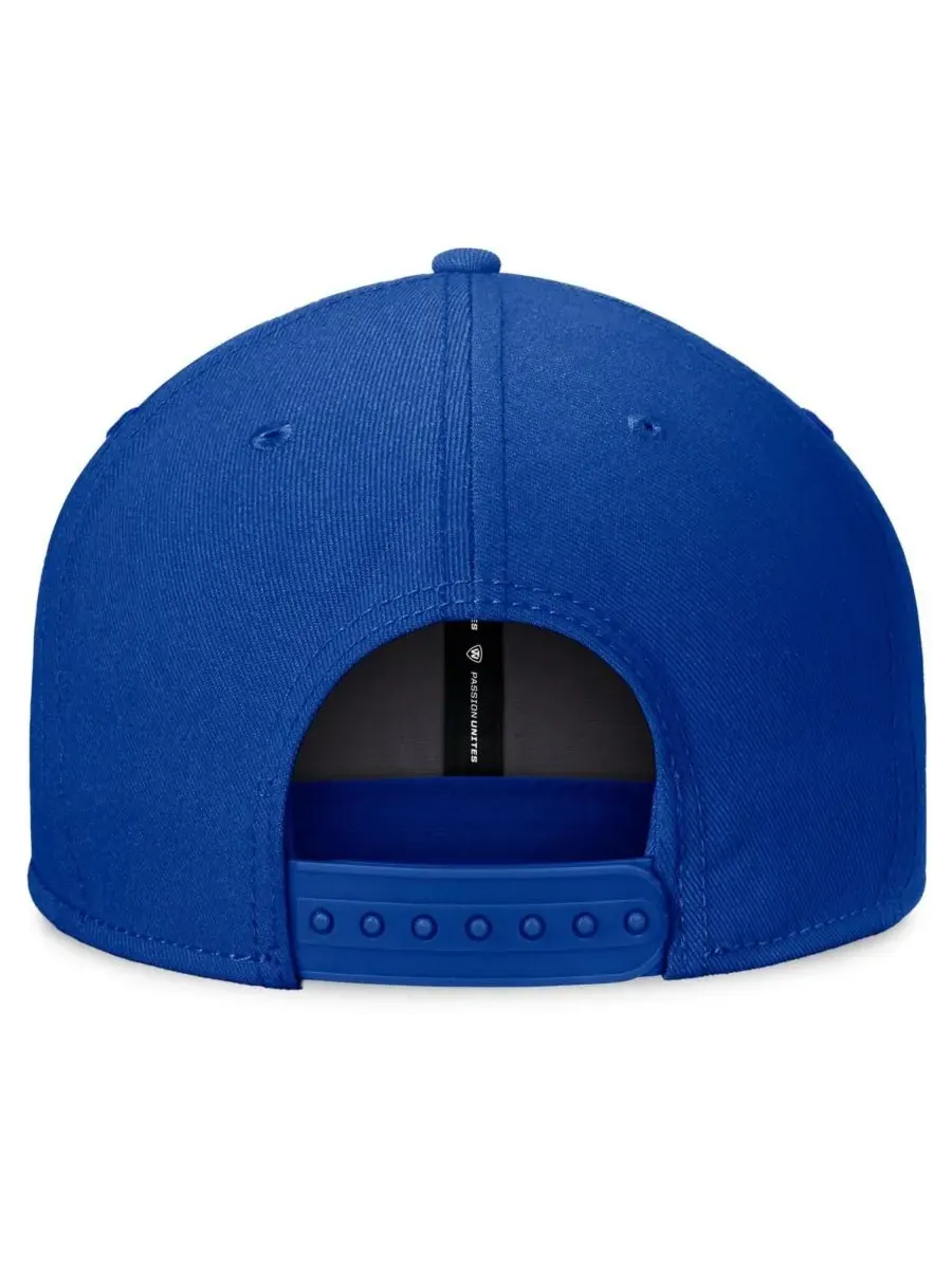 Мужская бейсболка Royal Florida Gators Fundamental Snapback Top of the World — изображение 4 из 4, королевский