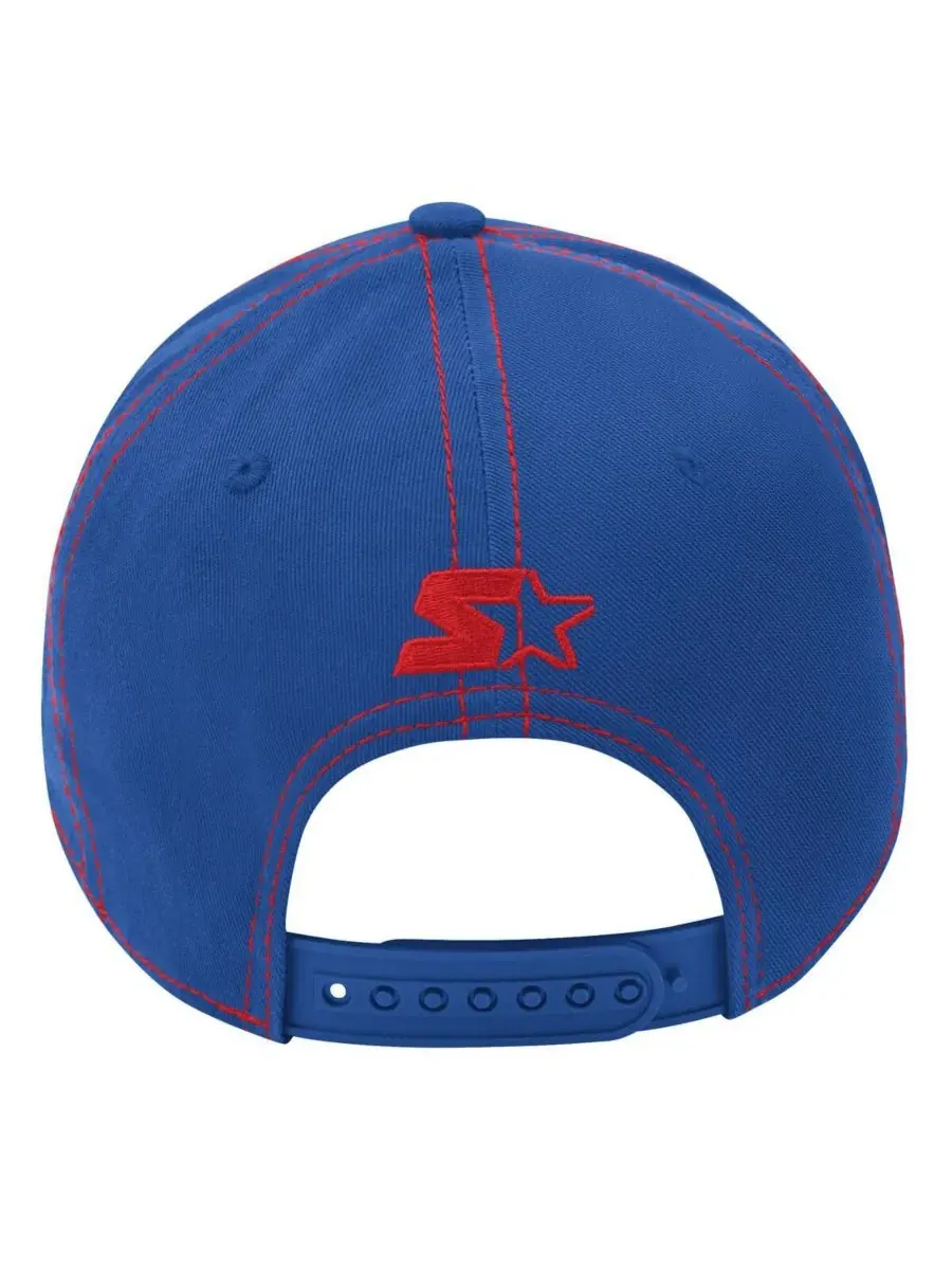 Starter Мужская синяя кепка New York Rangers Sphere II Curved Starfit с регулируемым размером — изображение 3 из 3, синий