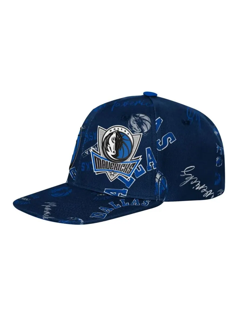 Outerstuff Бейсболка с принтом «Dallas Mavericks Street Hooper» темно-синего цвета для мальчиков и — изображение 1 из 3