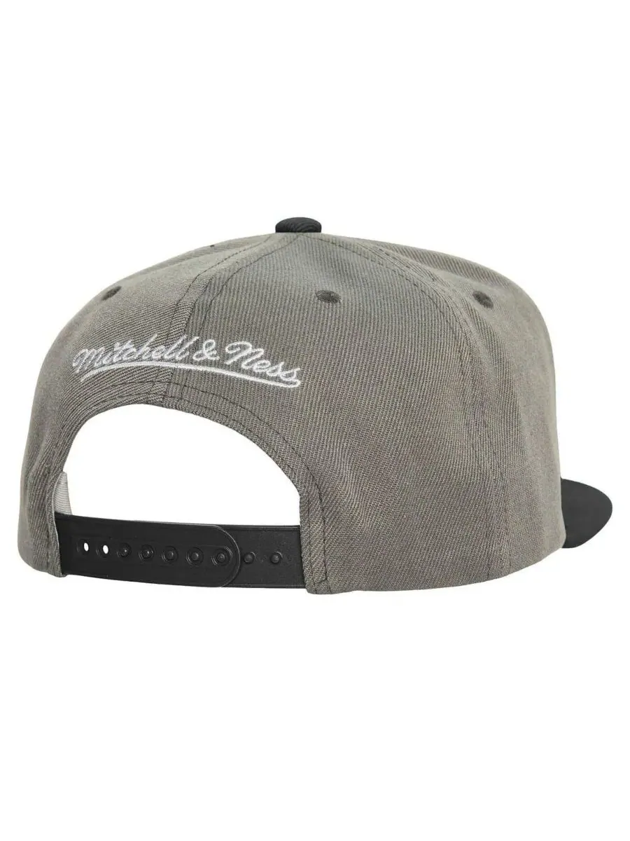 Mitchell & Ness Мужская серая бейсболка Florida Marlins Cooperstown Collection Basic Flip Snapback — изображение 2 из 2