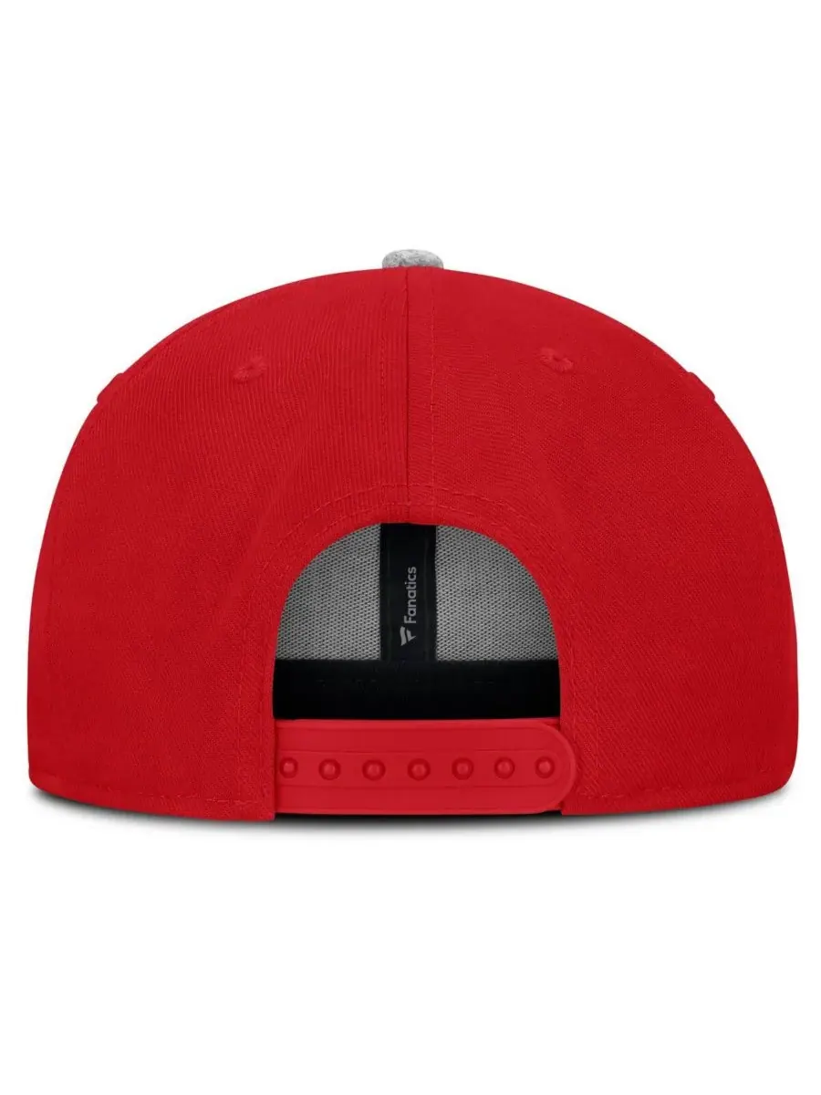 Мужская алая бейсболка Nebraska Huskers Loden Snapback Fanatics — изображение 4 из 4, алый