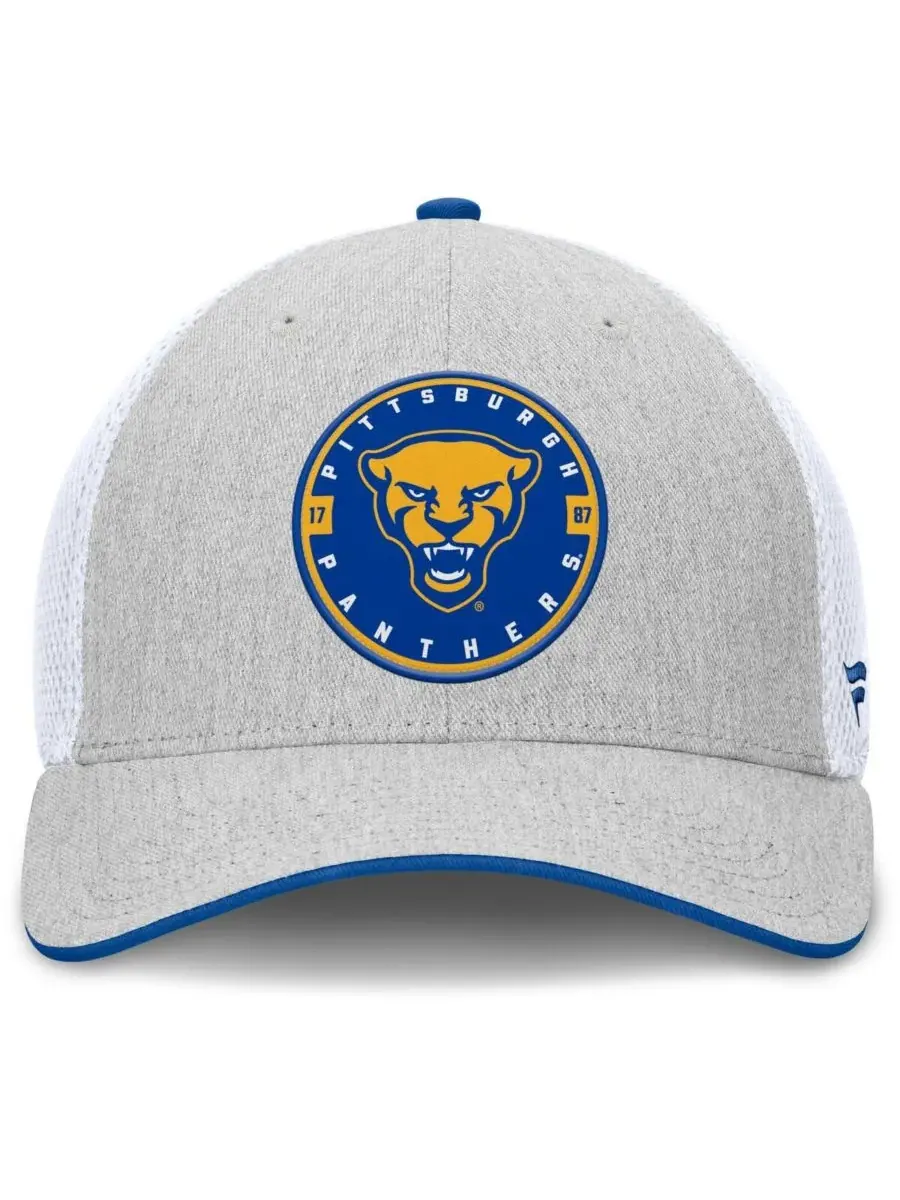 Fanatics Мужская бейсболка Pitt Panthers Trigger Flex серого цвета — изображение 3 из 4, серый