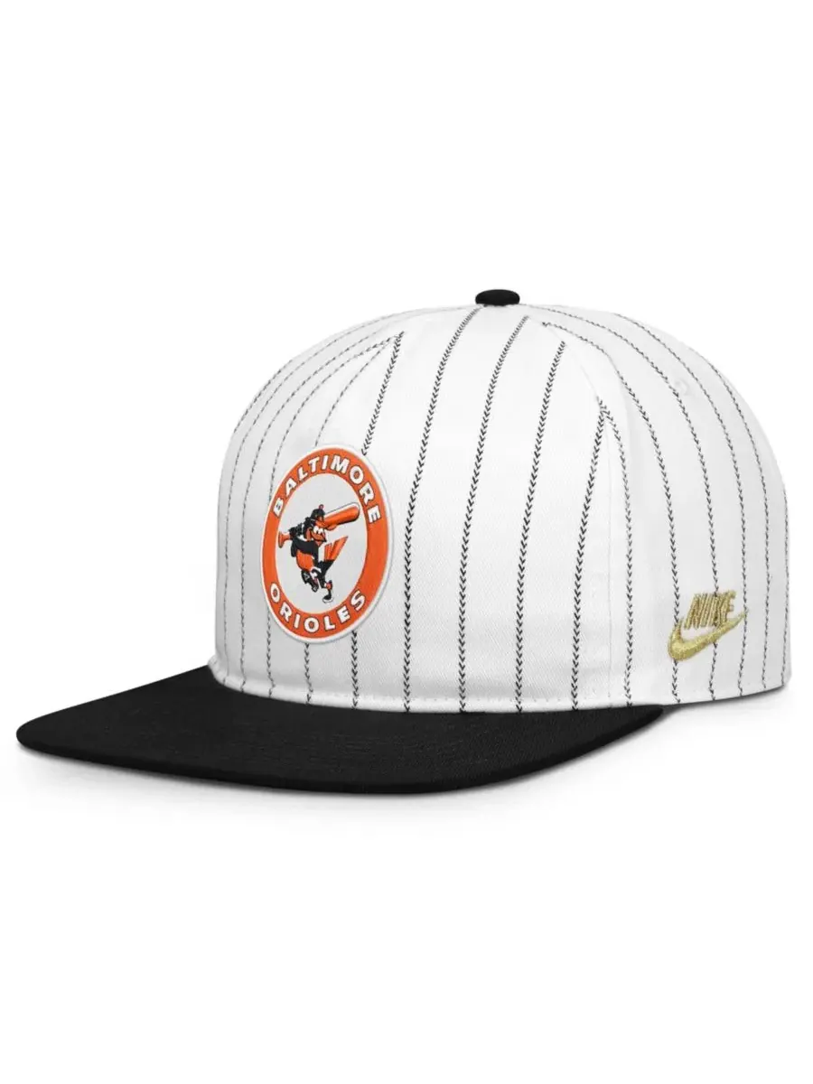 Кепка Nike Baltimore Orioles Cooperstown Collection Pro — изображение 1 из 4, белый черный