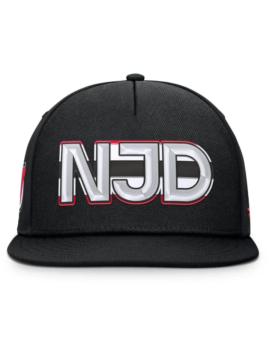Fanatics Мужская черная бейсболка New Jersey Devils с аутентичным командным кодом Pro Rink — изображение 2 из 4, черный