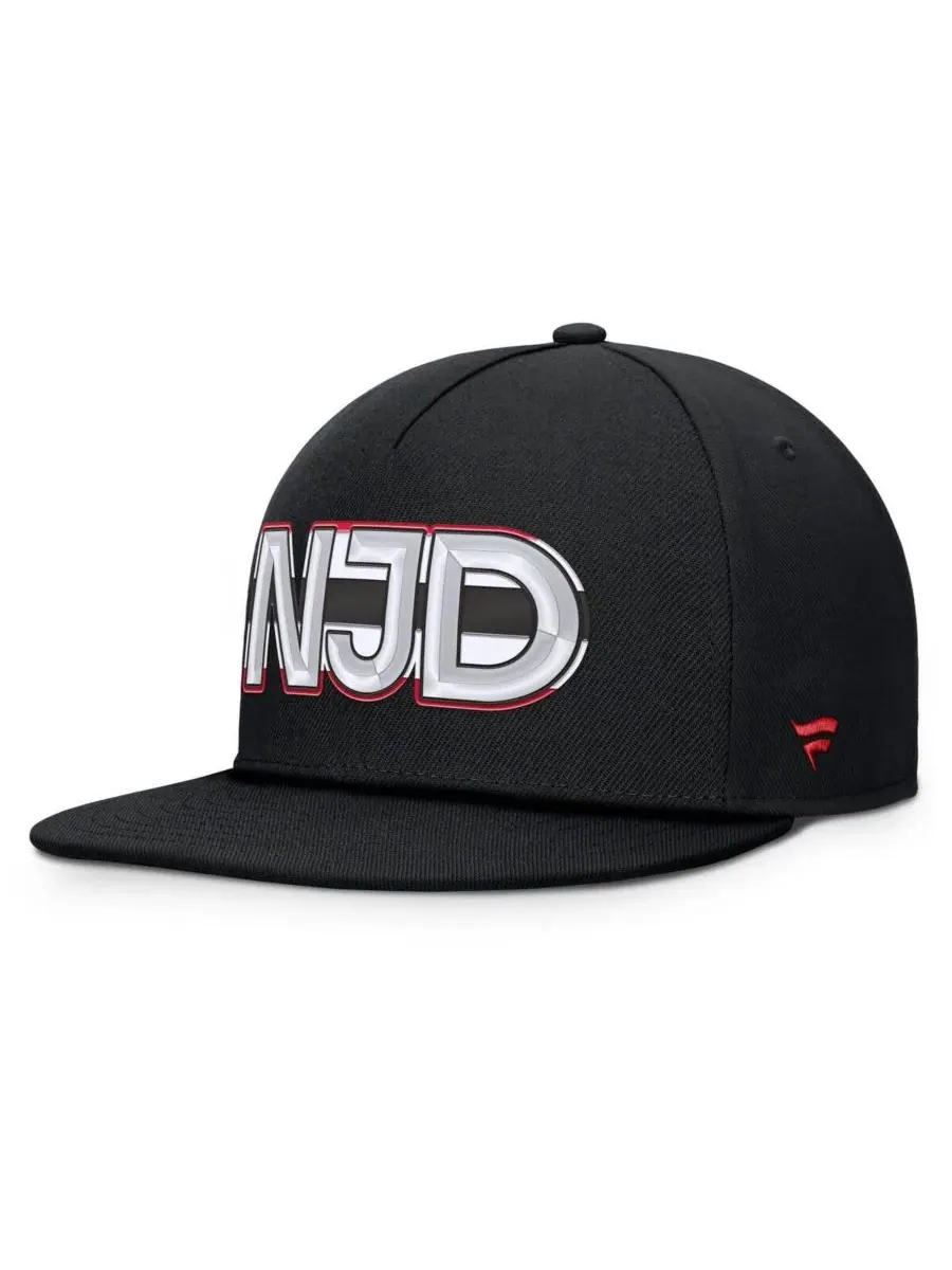 Fanatics Мужская черная бейсболка New Jersey Devils с аутентичным командным кодом Pro Rink — изображение 3 из 4, черный