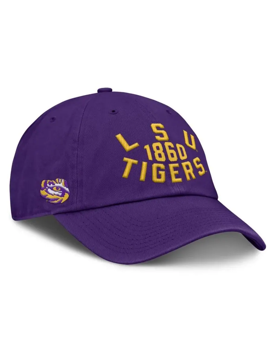 Fanatics Мужская фиолетовая регулируемая кепка LSU Tigers Archer — изображение 1 из 4, фиолетовый
