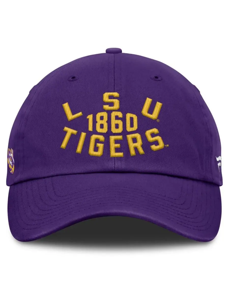 Fanatics Мужская фиолетовая регулируемая кепка LSU Tigers Archer — изображение 2 из 4, фиолетовый