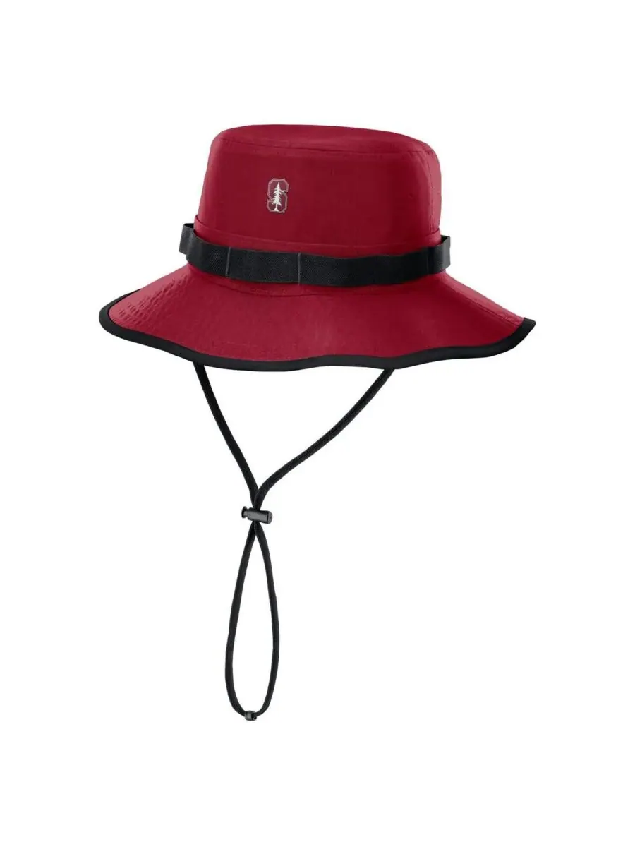 Мужская панама Cardinal Stanford Cardinal 2025 Sideline Apex Boonie Performance Nike — изображение 1 из 2, красный