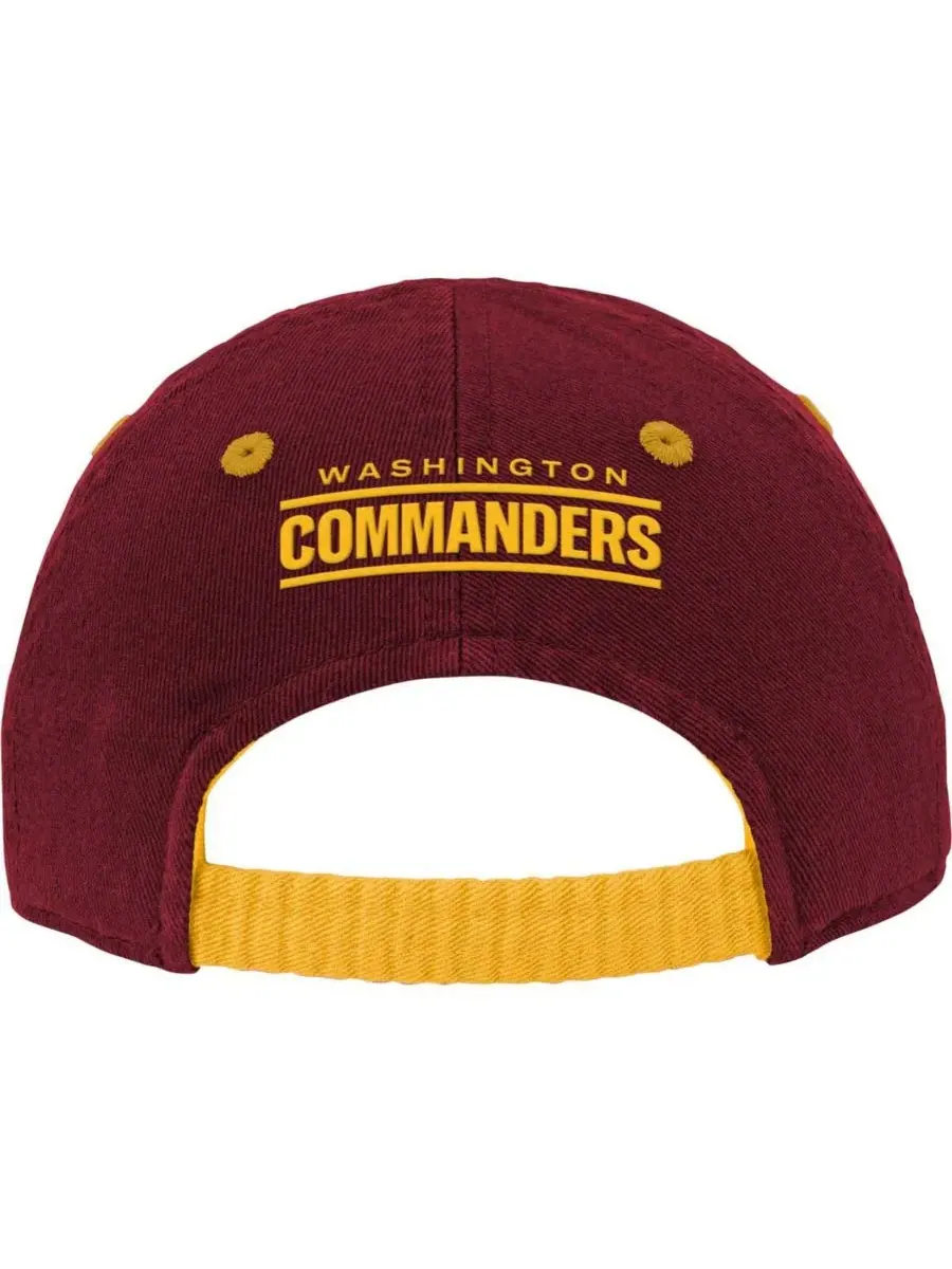 Outerstuff Детская бейсболка Washington Commanders Team Slouch Flex Hat бордового цвета для — изображение 2 из 3, бордовый