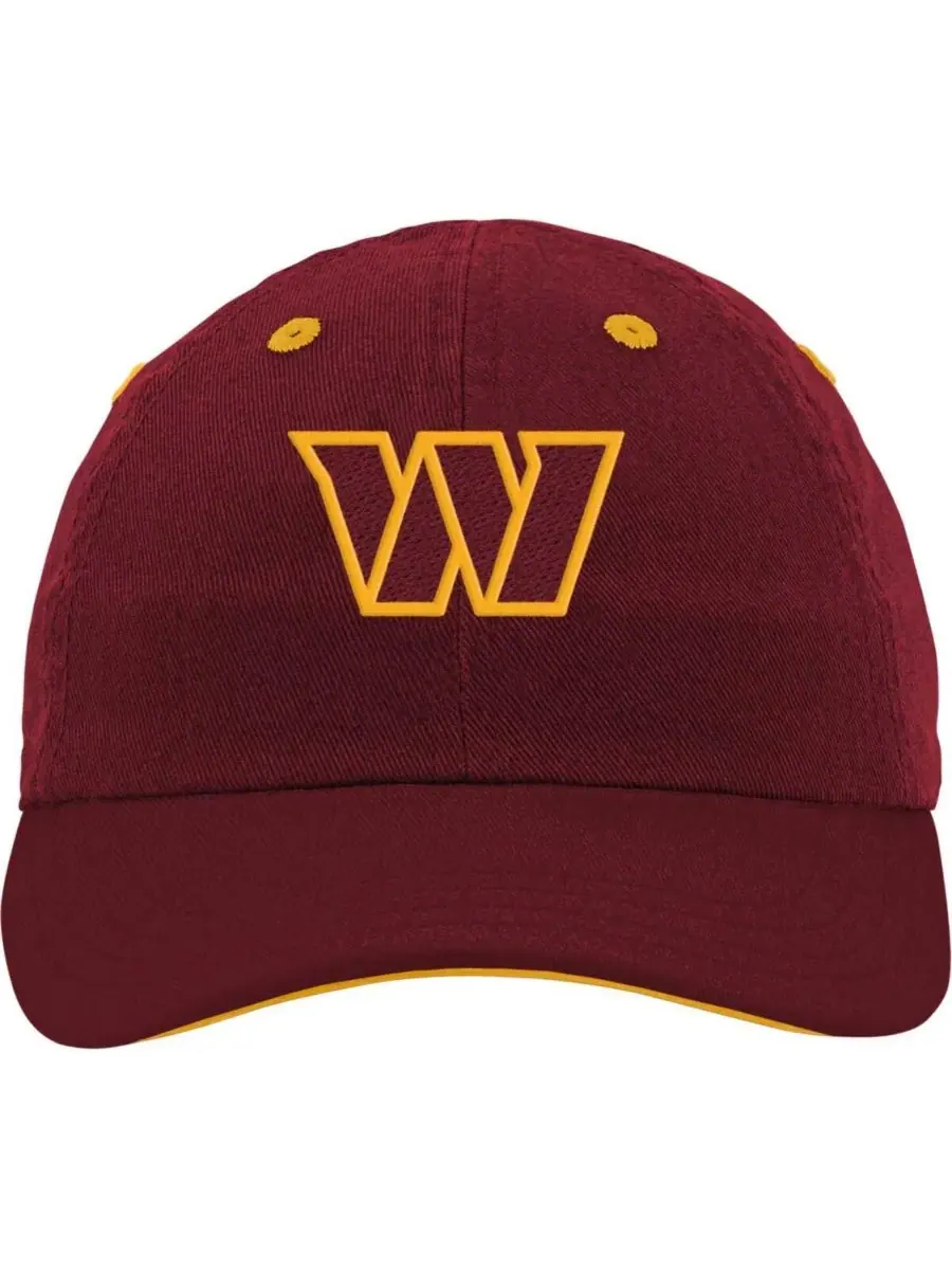 Outerstuff Детская бейсболка Washington Commanders Team Slouch Flex Hat бордового цвета для — изображение 3 из 3, бордовый