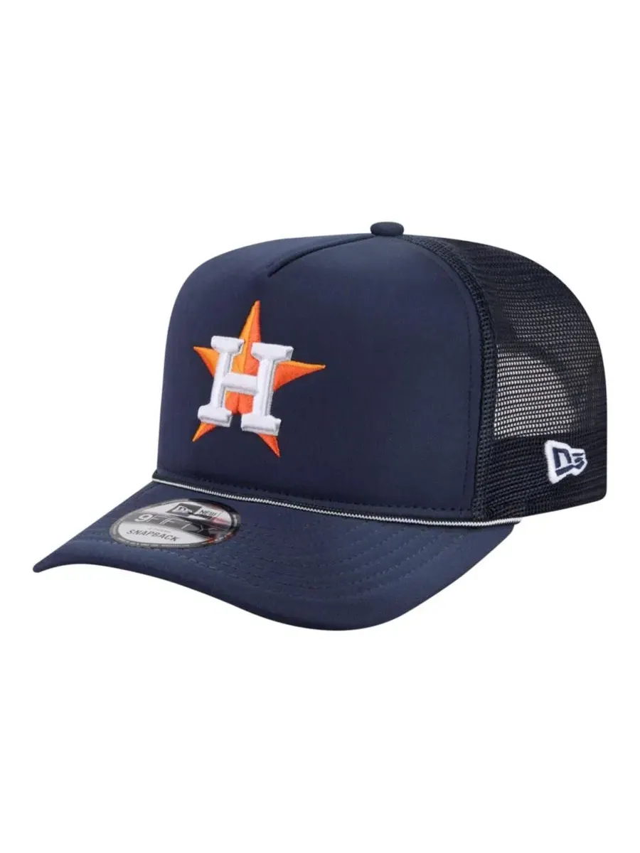 Кепка-тракер с высокой тульей Worn A-Frame 9FIFTY New Era — изображение 1 из 5, темно-синий