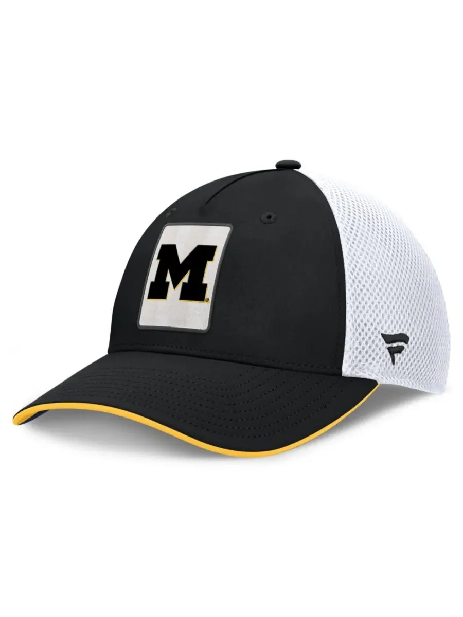 Кепка с принтом Michigan Wolverines Fanatics — изображение 1 из 5, черный белый