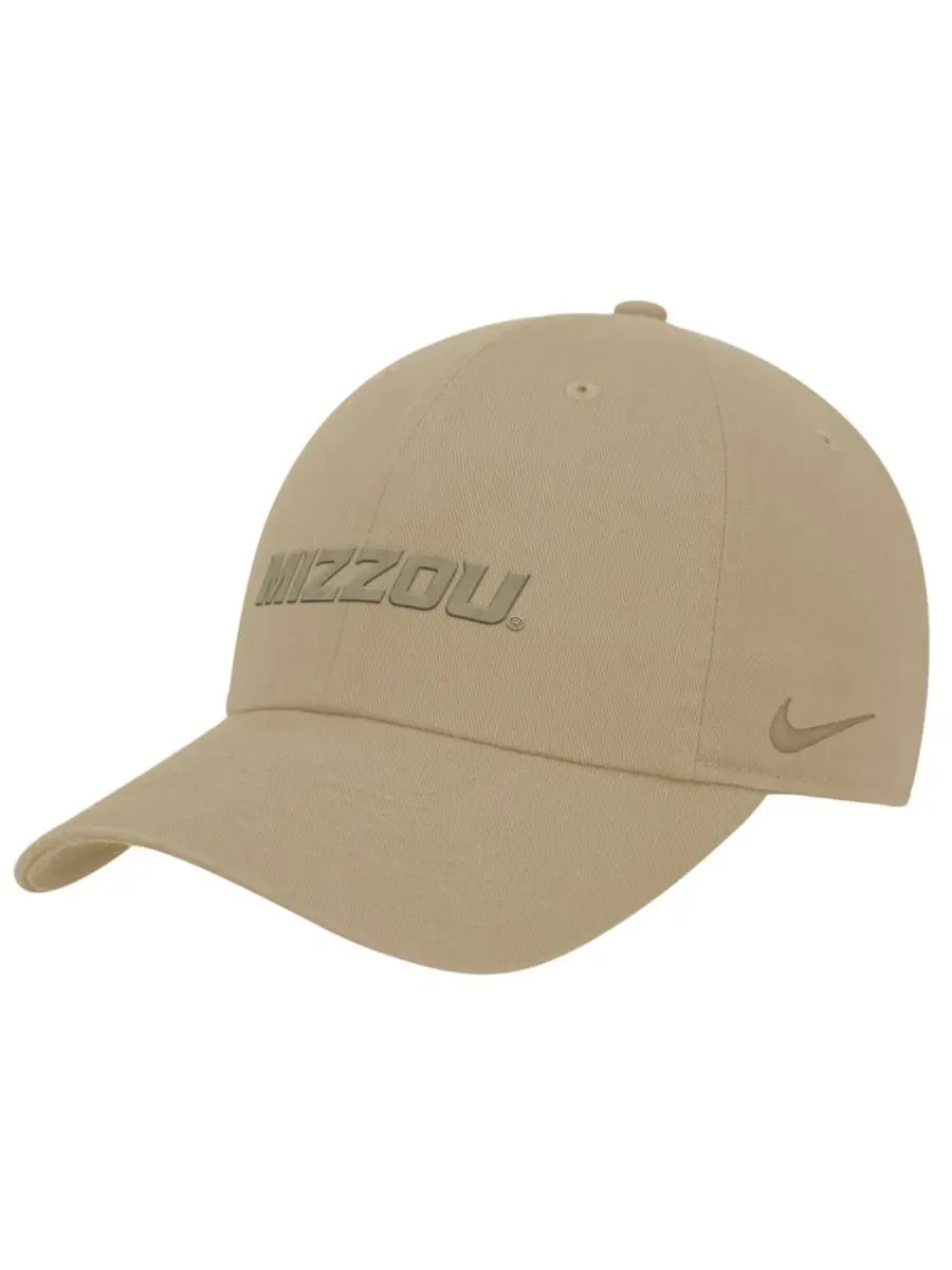 Кепка с вышивкой Missouri Tigers Nike — изображение 1 из 3, бежевый