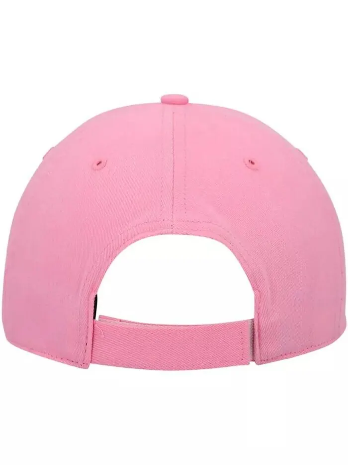 Регулируемая шапка Big Girls Pink Carolina Panthers Rose MVP '47 Brand — изображение 4 из 4, розовый