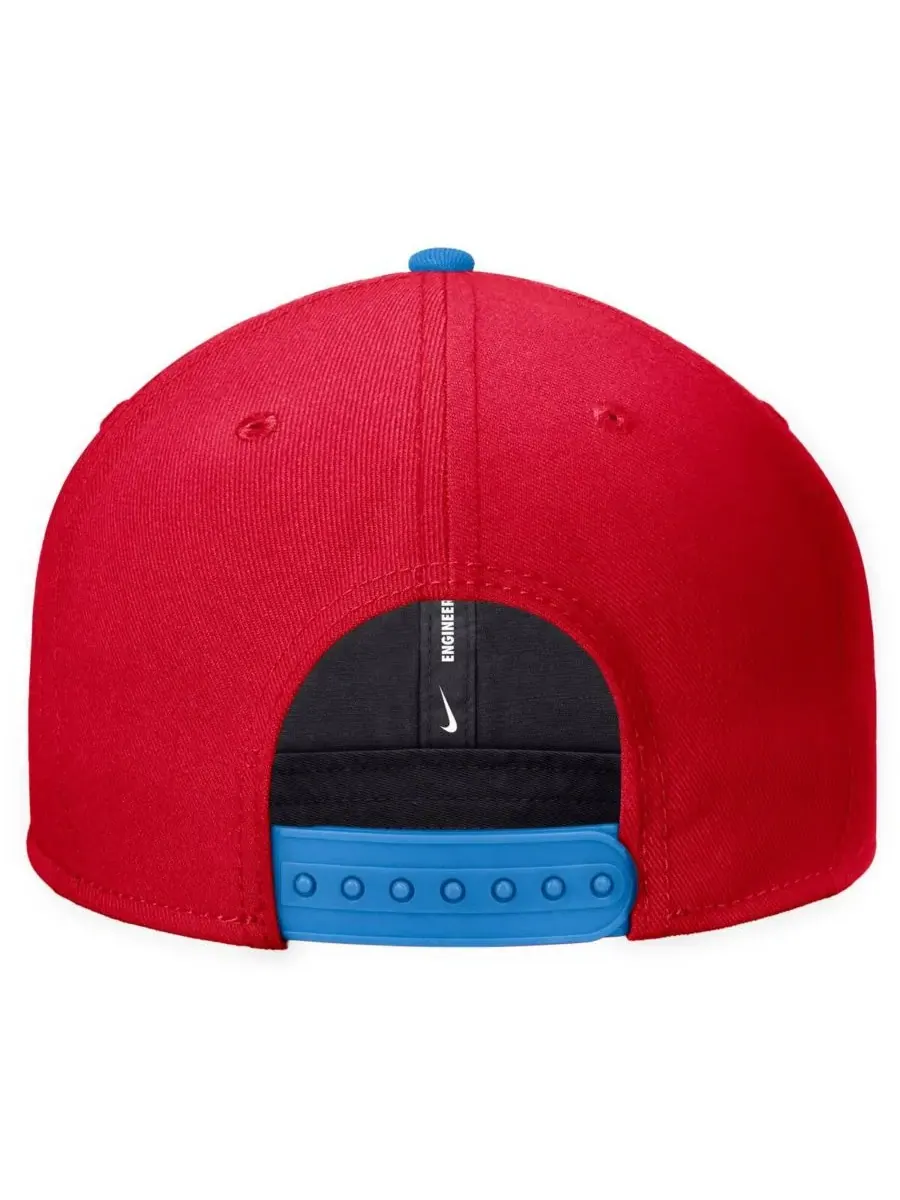 Nike Мужская красная бейсболка Ole Miss Rebels Script Pro Dri-FIT Snapback — изображение 2 из 2, красный