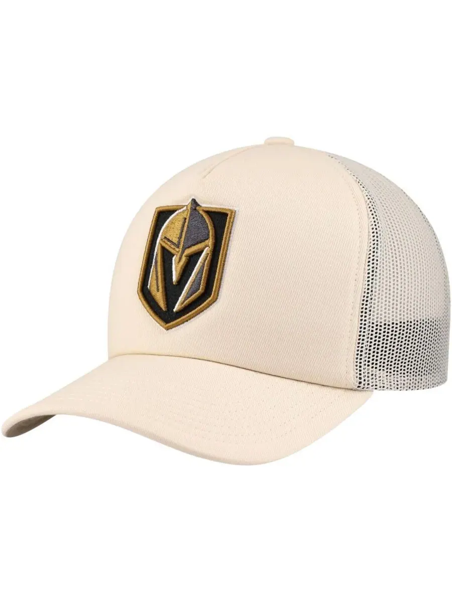 Mitchell & Ness Мужская кремовая кепка-тракер Vegas Golden Knights с регулируемой посадкой и — изображение 1 из 4, бежевый