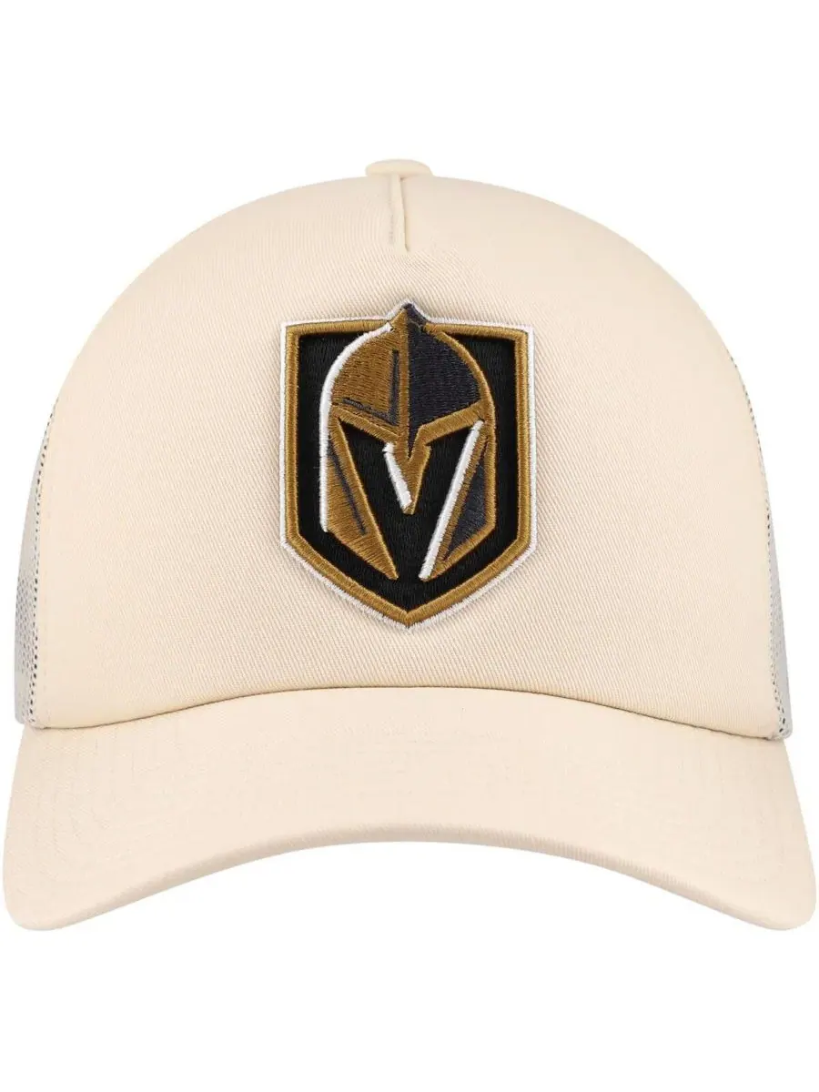 Mitchell & Ness Мужская кремовая кепка-тракер Vegas Golden Knights с регулируемой посадкой и — изображение 4 из 4, бежевый