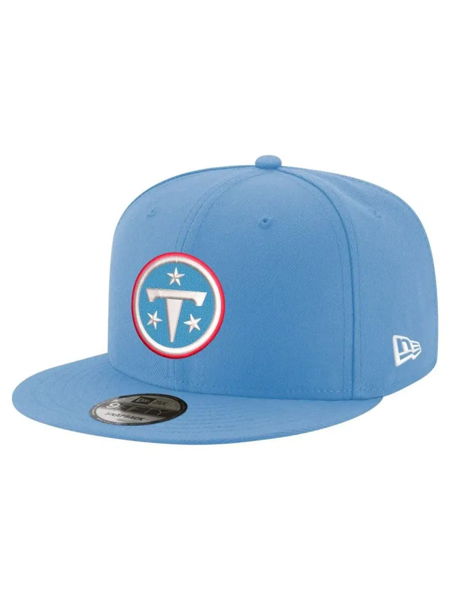 Бейсболка New Era с вышитым логотипом Tennessee Titans — изображение 1 из 4, светлый синий