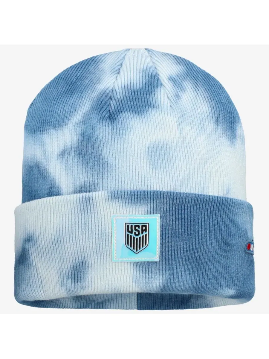 Шапка с отворотом Psychedelic Tri-Blend Cuffed Knit Hat Fan Ink