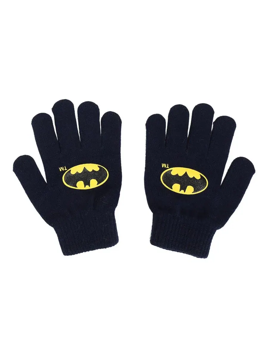 Комплект из шапки и перчаток для мальчика Batman — изображение 2 из 5, мульти