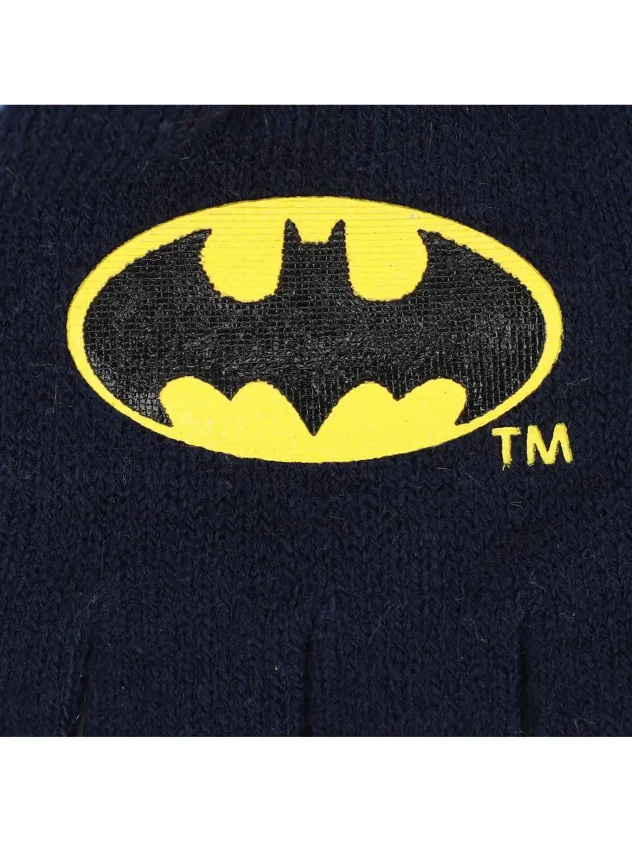 Комплект из шапки и перчаток для мальчика Batman — изображение 3 из 5, мульти