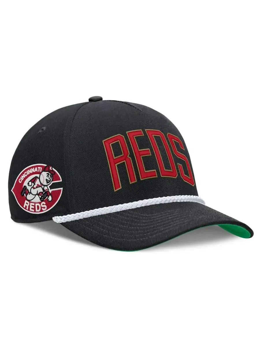 Кепка Nike с вышивкой Cincinnati Reds — изображение 1 из 4, черный