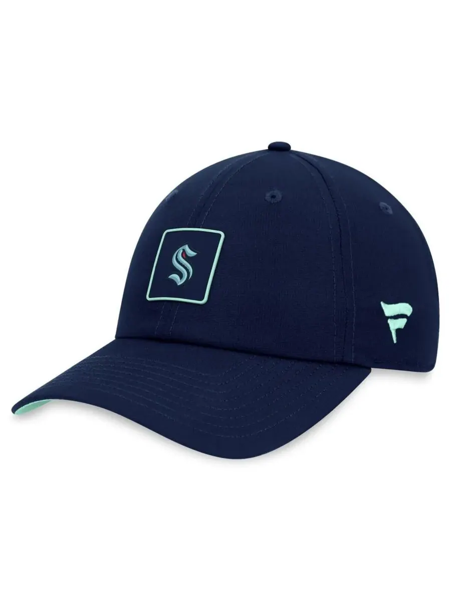 Fanatics Мужская синяя регулируемая кепка Seattle Kraken Authentic Pro Rink — изображение 1 из 4, синий