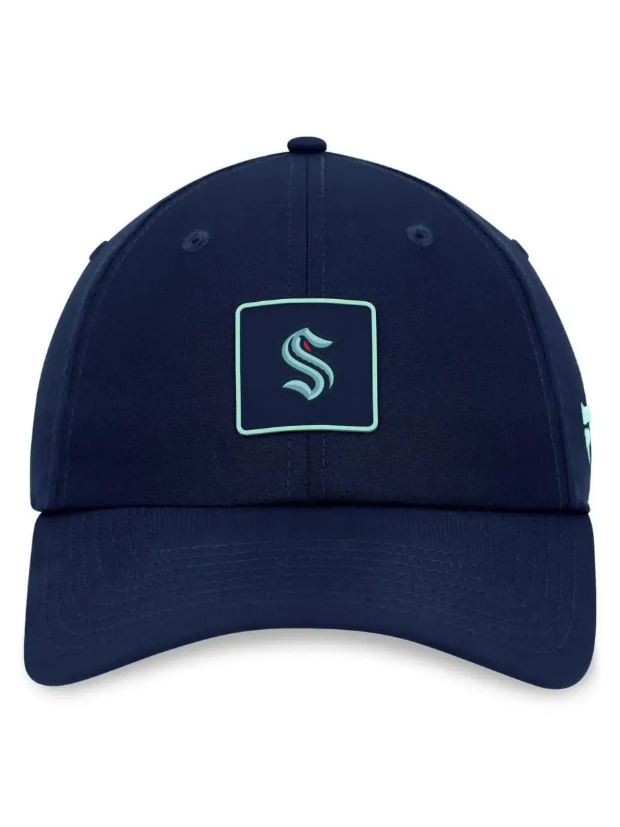 Fanatics Мужская синяя регулируемая кепка Seattle Kraken Authentic Pro Rink — изображение 2 из 4, синий