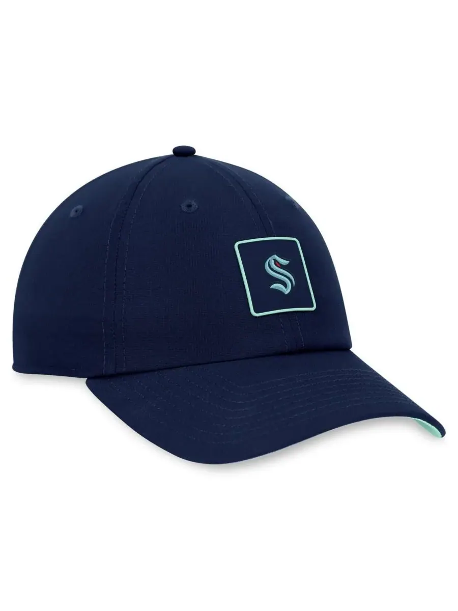 Fanatics Мужская синяя регулируемая кепка Seattle Kraken Authentic Pro Rink — изображение 3 из 4, синий