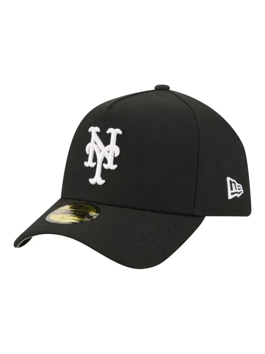 Кепка New Era 59FORTY с вышивкой New York Mets — изображение 1 из 7, черный
