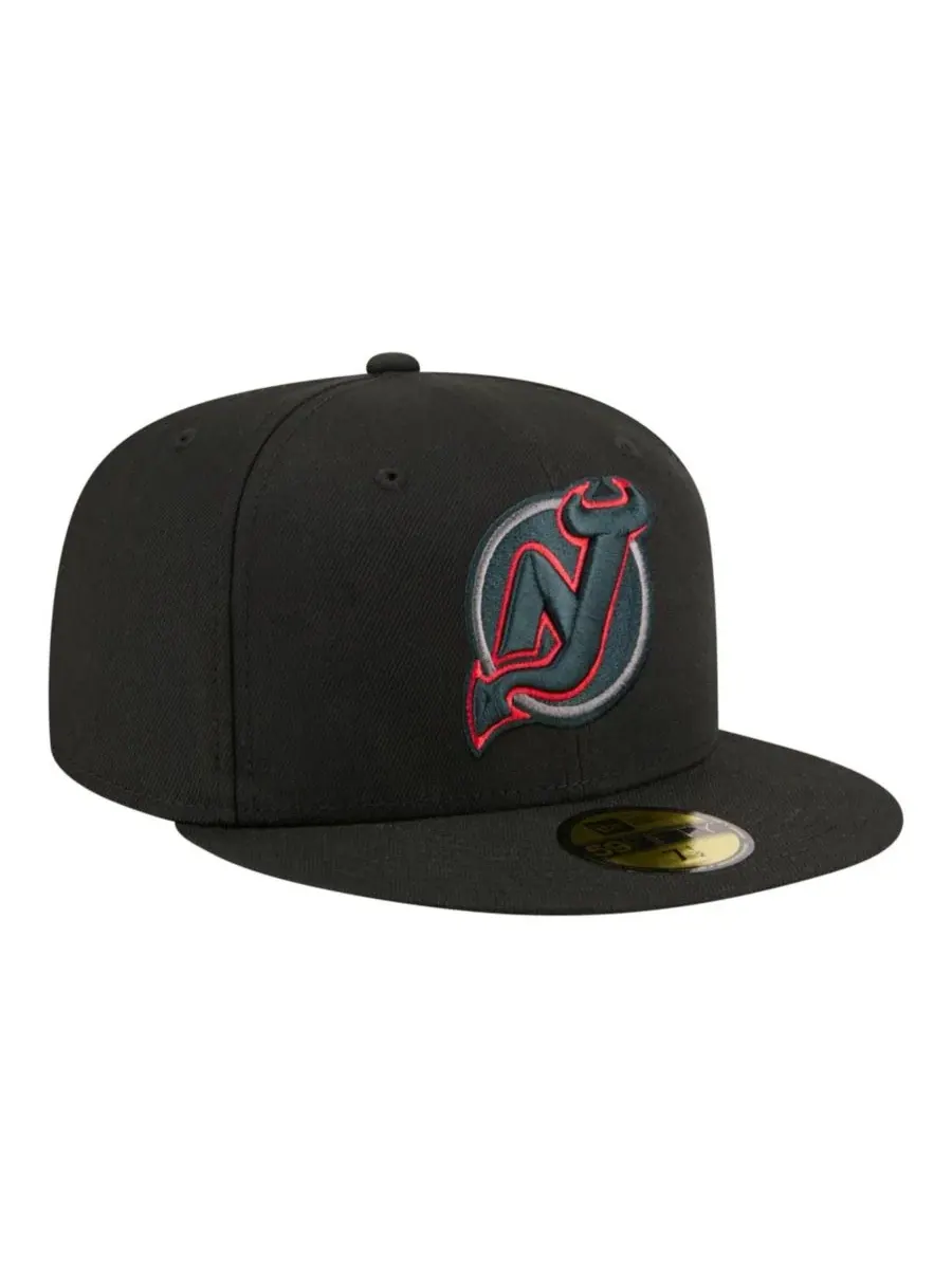 Кепка с принтом Color Pop 59FIFTY New Era — изображение 4 из 5, черный