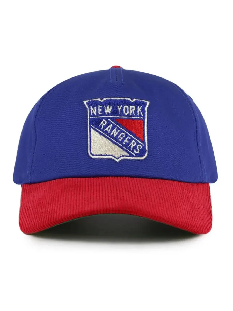 American Needle Мужская регулируемая кепка New York Rangers сине-красного цвета — изображение 1 из 3, синий красный