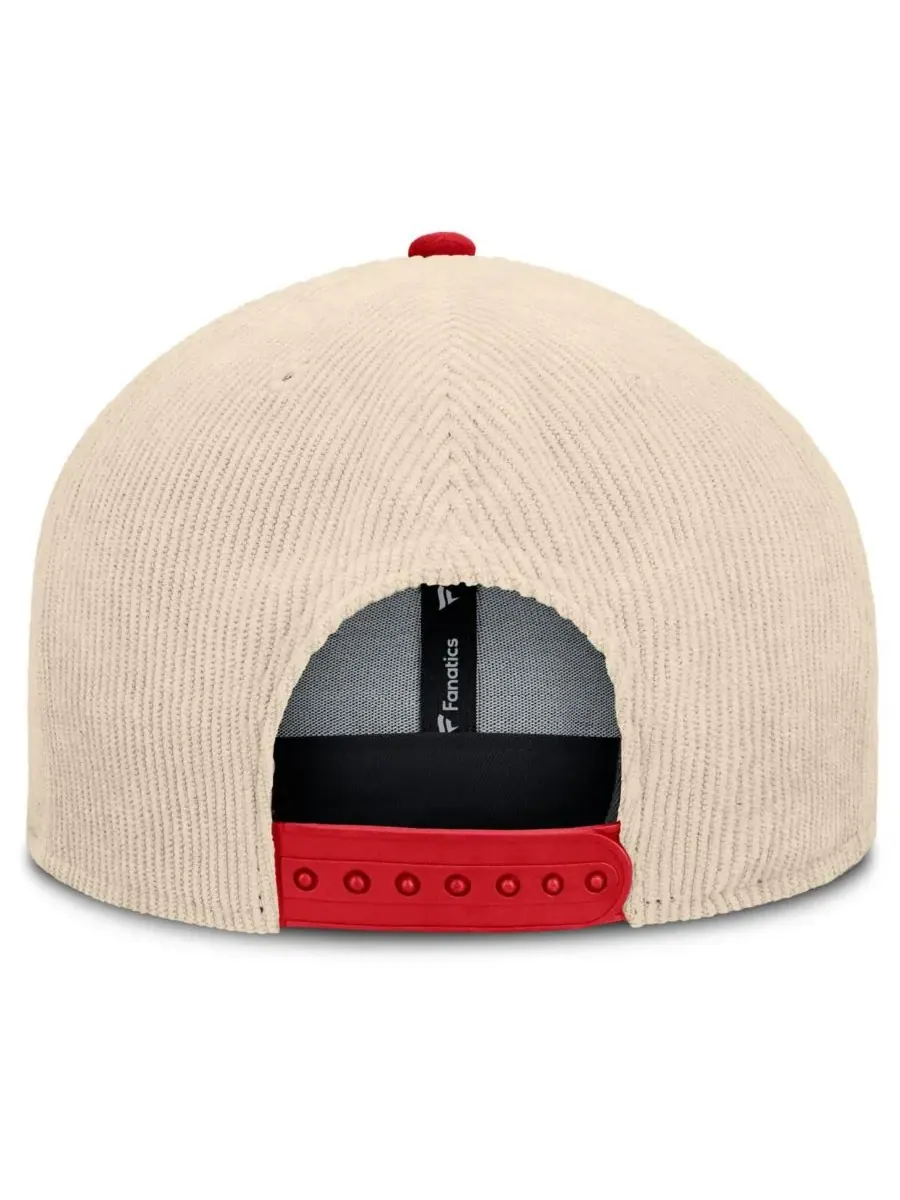 Fanatics Мужская бежевая бейсболка Maryland Terrapins Catcher Snapback — изображение 2 из 4, бежевый