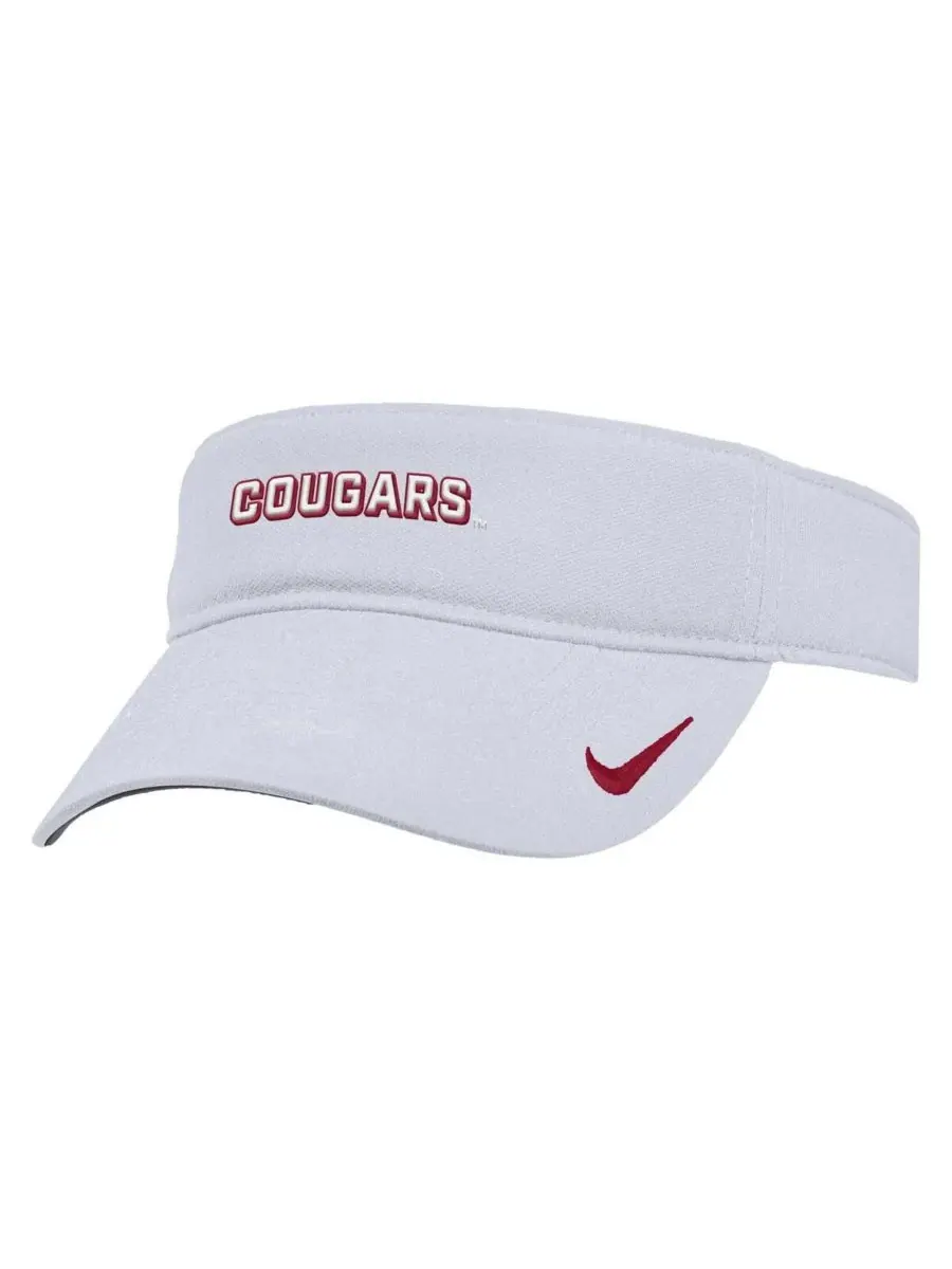 Nike Мужская белая бейсболка Washington State Cougars 2025 On-Field Ace Performance с регулируемым — изображение 1 из 3