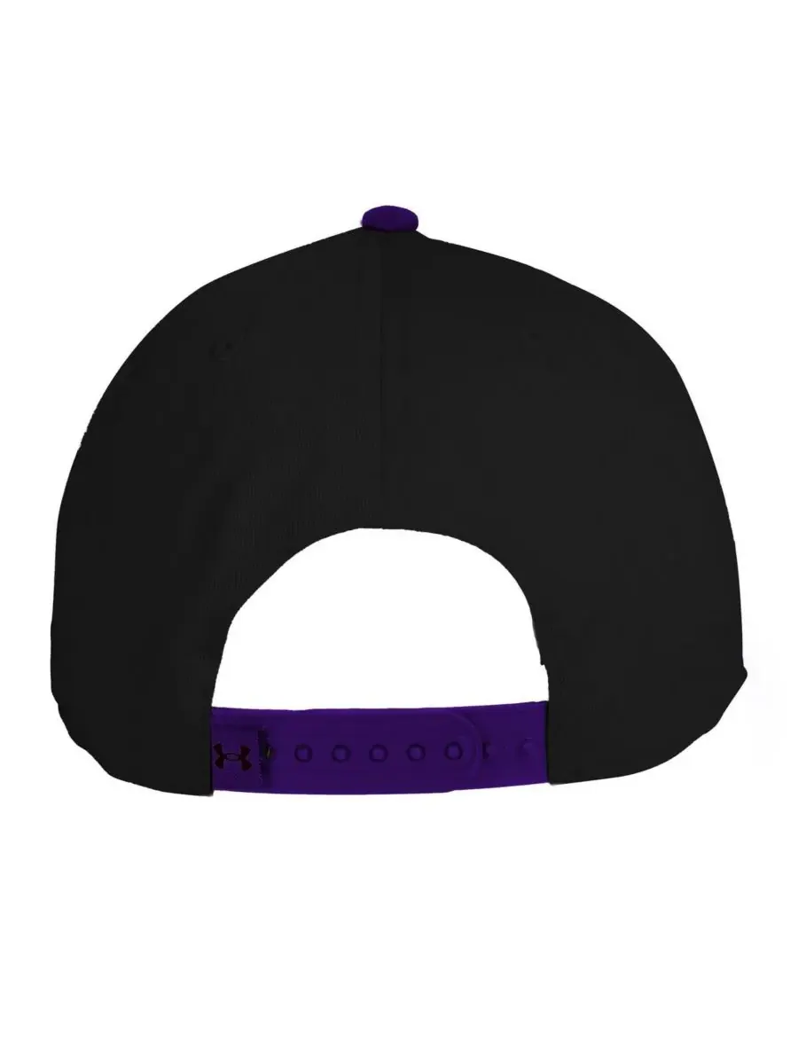 Under Armour Мужская черная кепка-бейсболка Northwestern Wildcats City Collection Iso-Chill Snapback — изображение 2 из 2