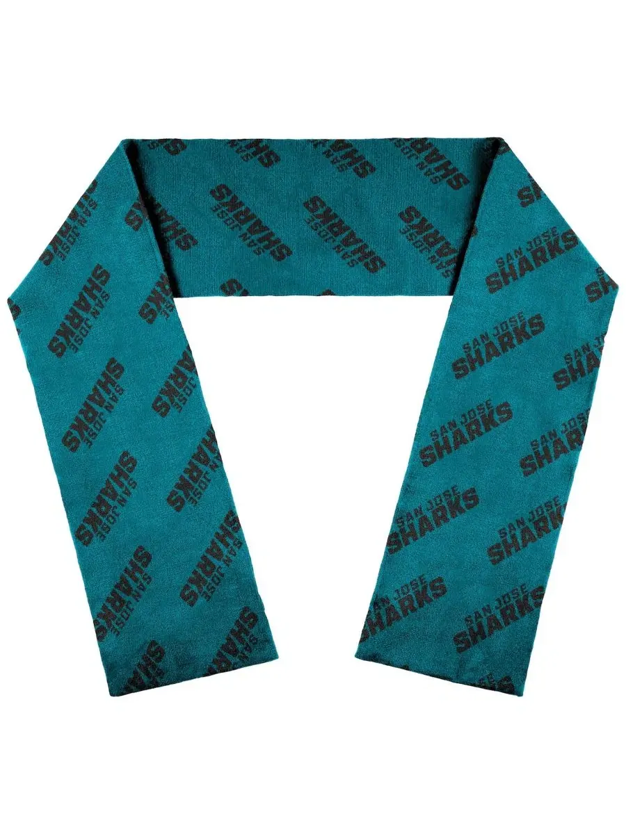 Шарф San Jose Sharks Team Wordmark WEAR by Erin Andrews — изображение 1 из 1, нет цвета