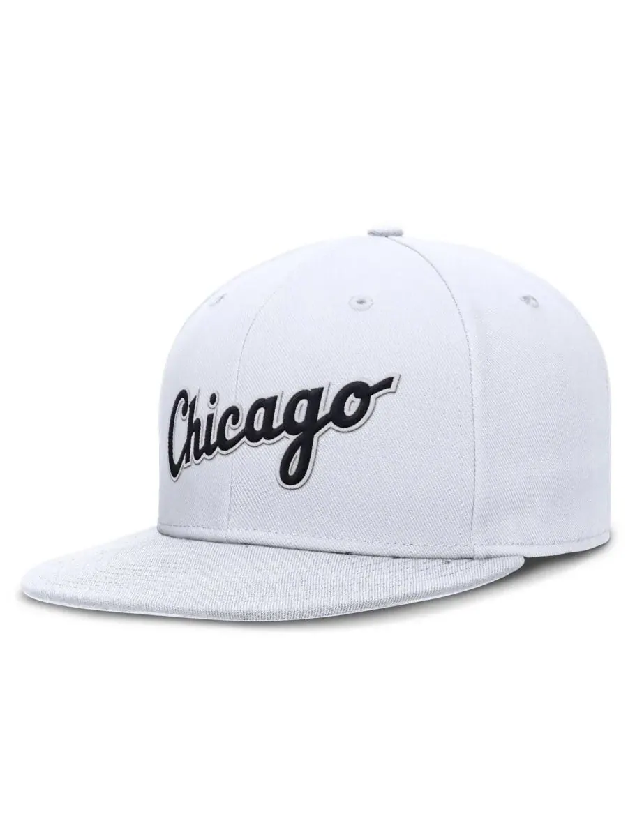 Nike Мужская белая бейсболка Chicago White Sox True Performance Fitted Hat — изображение 1 из 4, белый