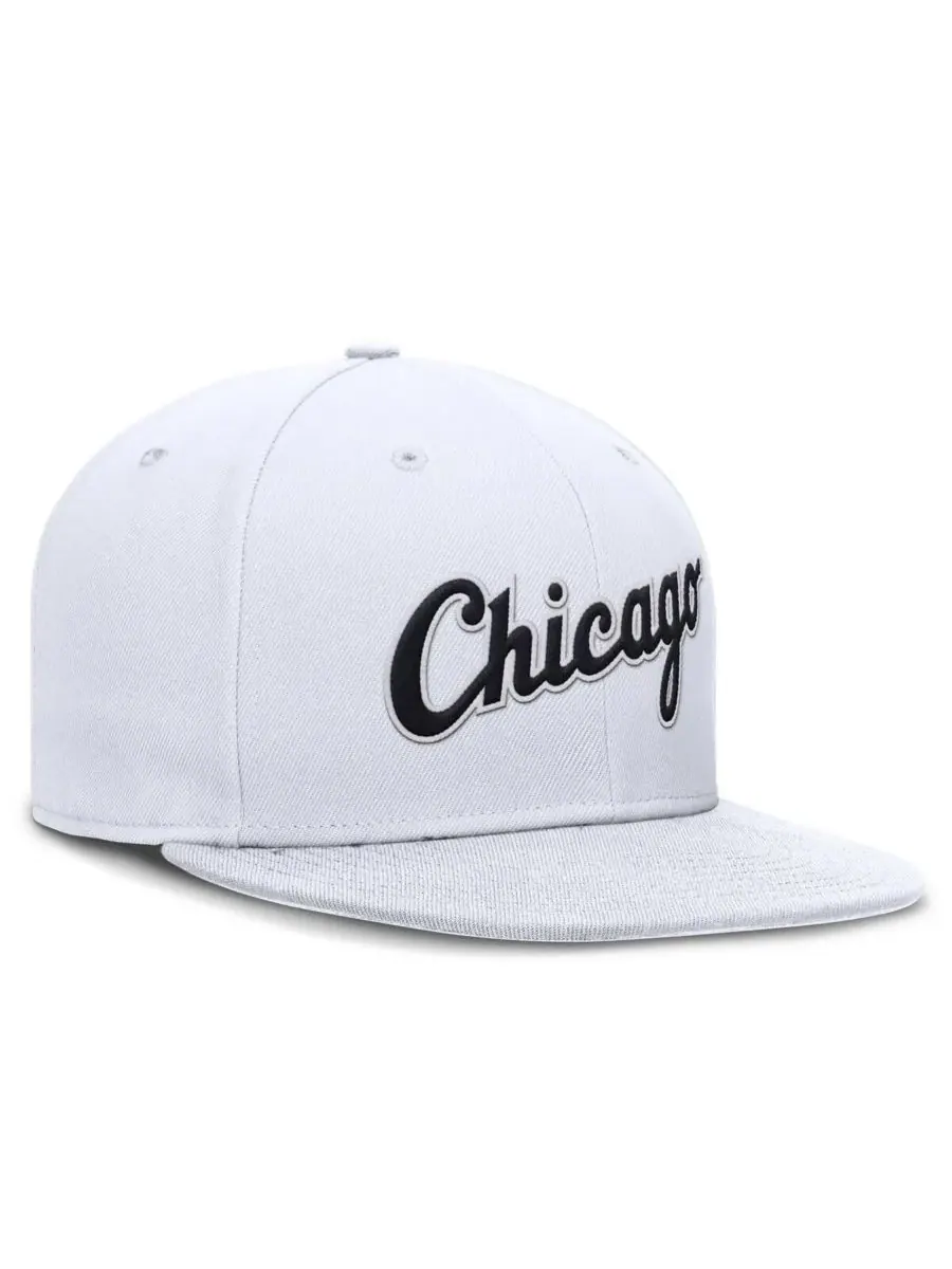 Nike Мужская белая бейсболка Chicago White Sox True Performance Fitted Hat — изображение 3 из 4, белый