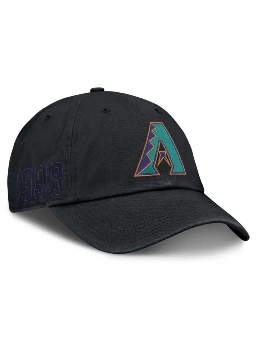 Бейсболка ретро Cooperstown Club с вышивкой Arizona Diamondbacks Nike — изображение 1 из 4, черный