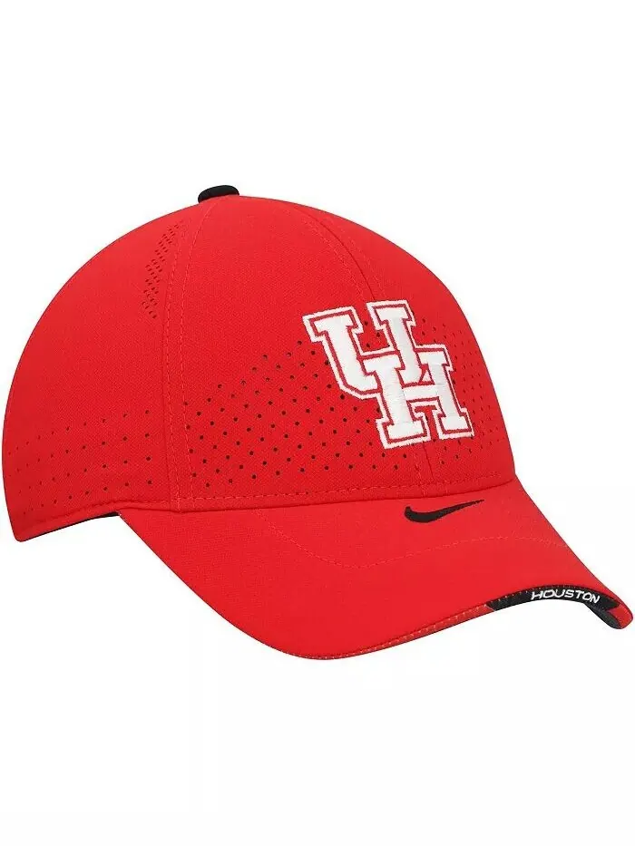 Регулируемая шапка Red Houston Cougars для больших мальчиков и девочек 2023 Sideline Legacy91 Nike — изображение 3 из 4