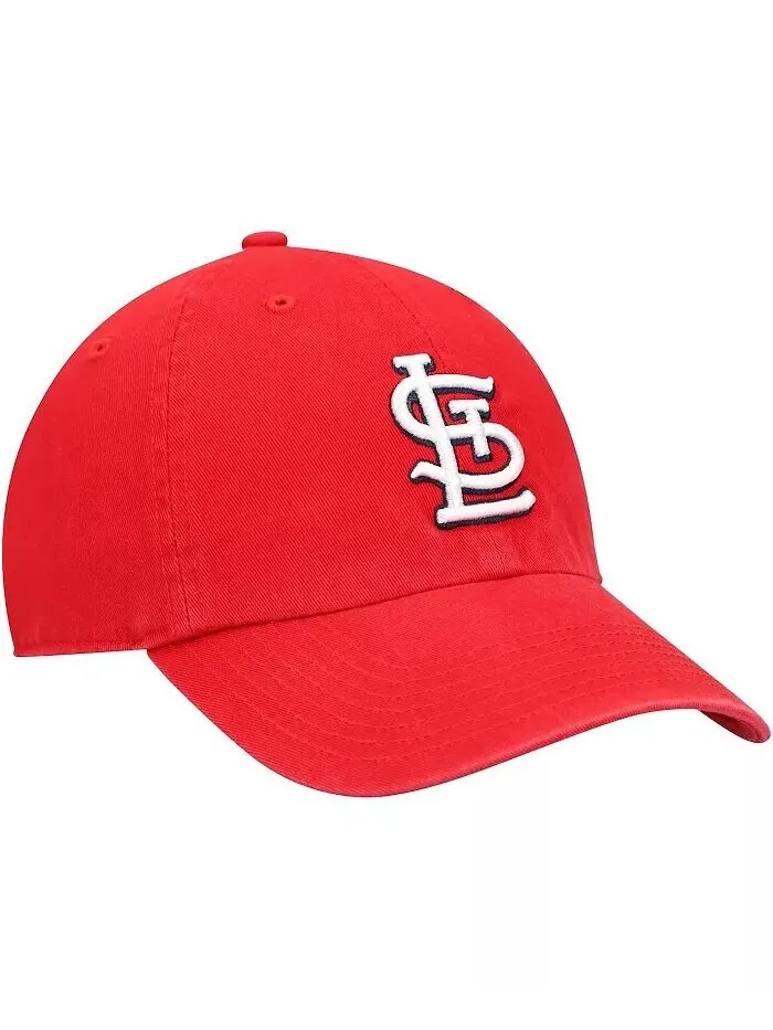 Красная регулируемая кепка с логотипом команды Big Boys St. Louis Cardinals '47 Brand — изображение 3 из 4, красный