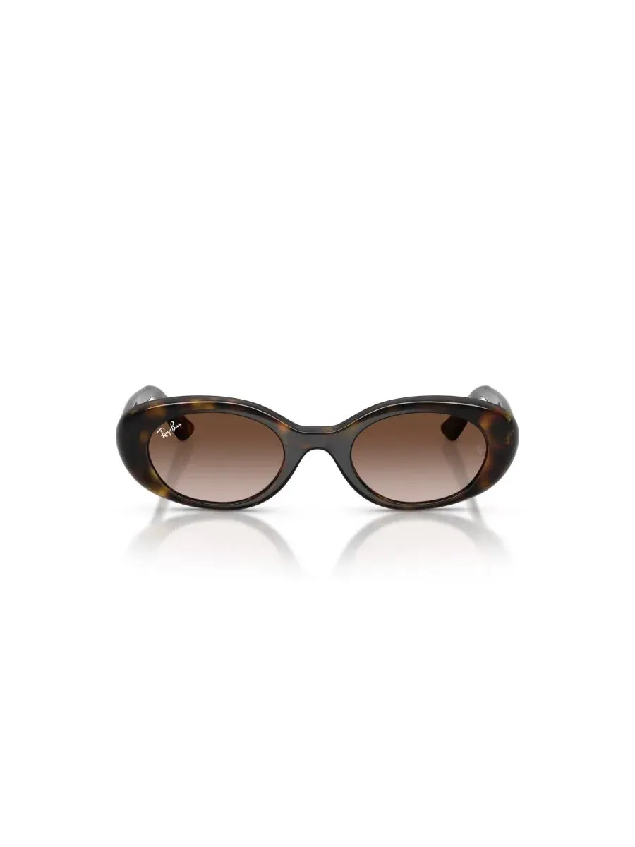 Детские солнцезащитные очки овальной формы, RB9141S Ray-Ban Jr — изображение 2 из 6, коричневый